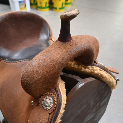 14" USED BARREL SADDLE Saddles - Used SHOPMADE