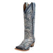 Corral Women's Tall Blue Crackled Embroidery Western Boot WOMEN - Footwear - Boots - Western Boots Corral Boots