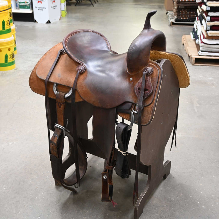 15.5" USED JEFF SMITH CUTTING SADDLE