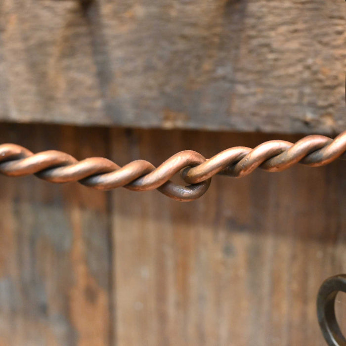 Gordy Alderson Twisted Wire Copper Snaffle Bit