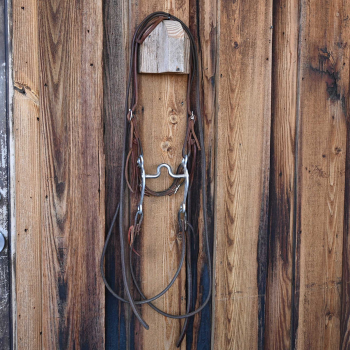 Bill Freeman Solid Port Bridle Rig w/Single Ear Headstall