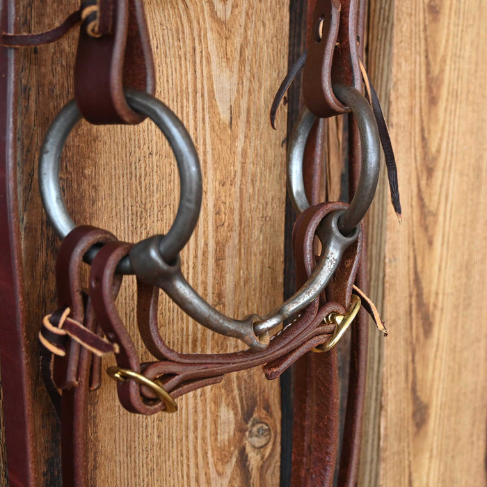 O-Ring Snaffle Bridle Rig w/All New Leather