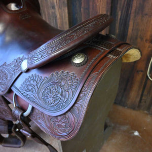 16" USED SEAN RYON CUTTING SADDLE