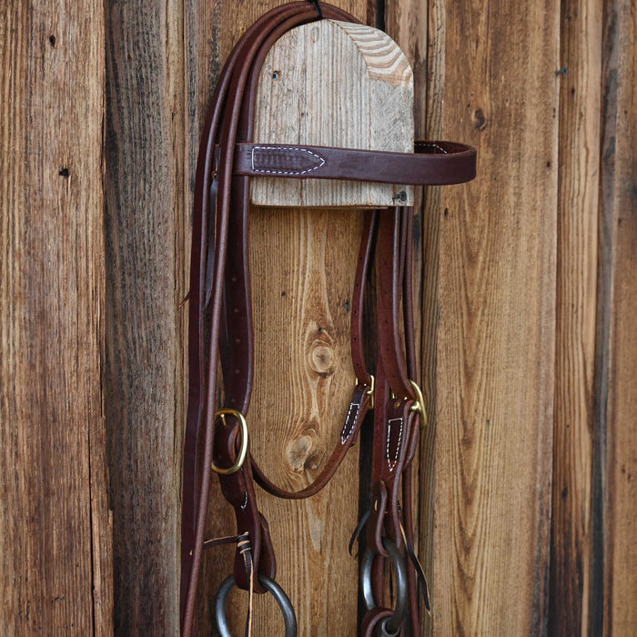 O-Ring Snaffle Bridle Rig w/All New Leather