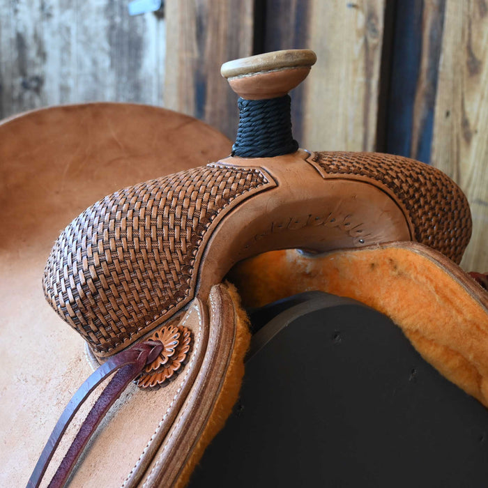 14.5" TESKEY'S TEAM ROPING SADDLE