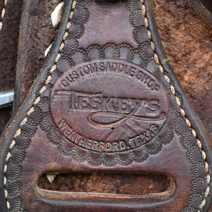 14" USED TESKEY'S ALL AROUND SADDLE
