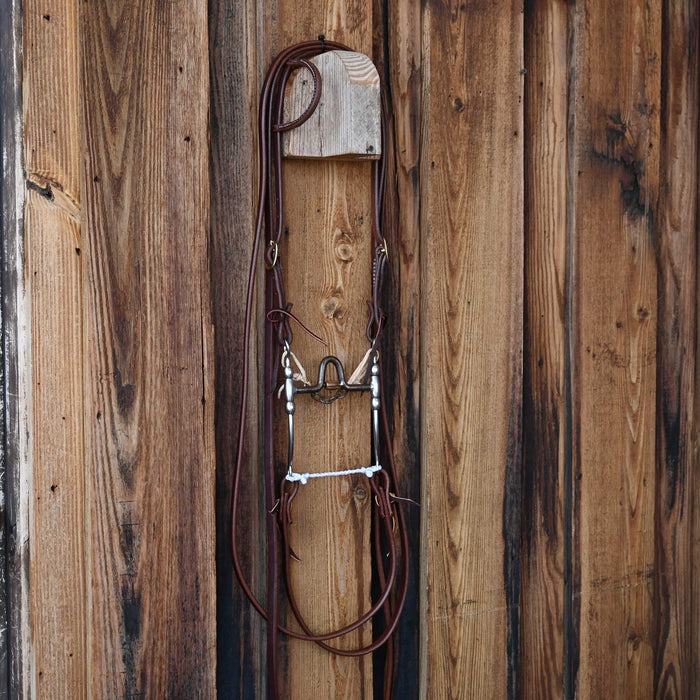 Cow Horse Supply Solid Port Bridle Rig w/All New Leather