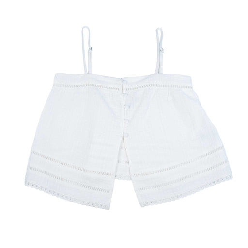 Macy Scallop White Top WOMEN - Clothing - Tops - Sleeveless Rhythm