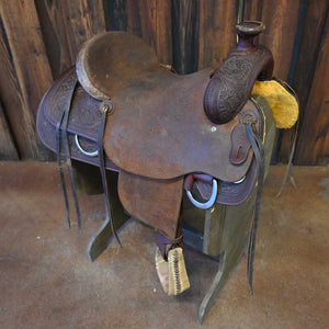 17" USED FORT WORTH RANCH SADDLE