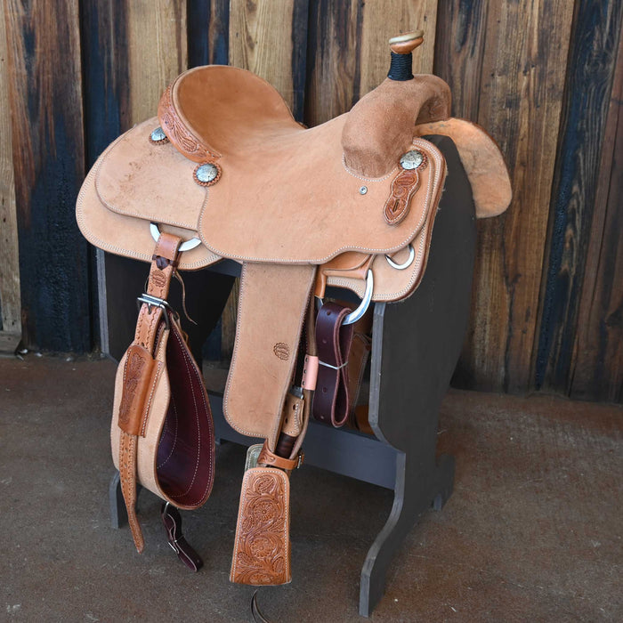 14.5" TESKEY'S TEAM ROPING SADDLE