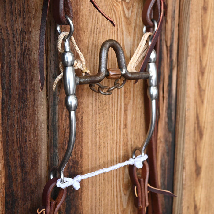 Cow Horse Supply Solid Port Bridle Rig w/All New Leather