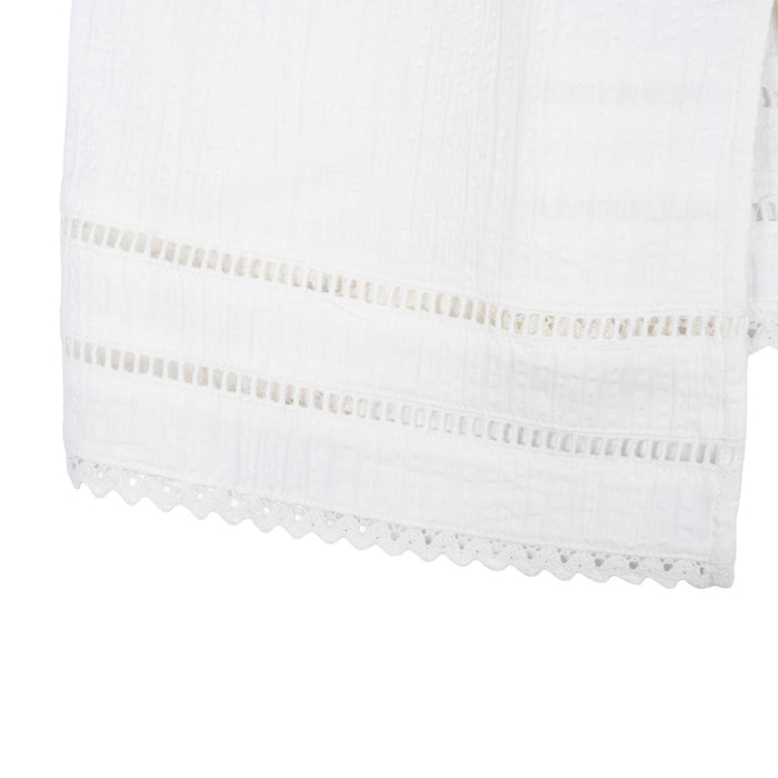 Macy Scallop White Top WOMEN - Clothing - Tops - Sleeveless Rhythm