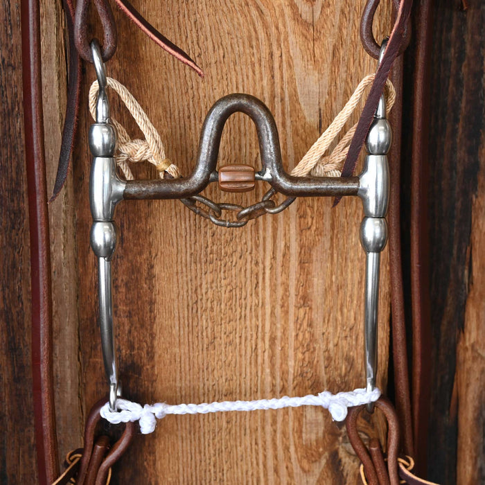 Cow Horse Supply Solid Port Bridle Rig w/All New Leather
