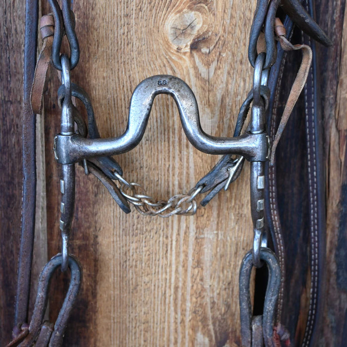 Scott Shields Flat Port Bridle Rig w/Split Ear Headstall