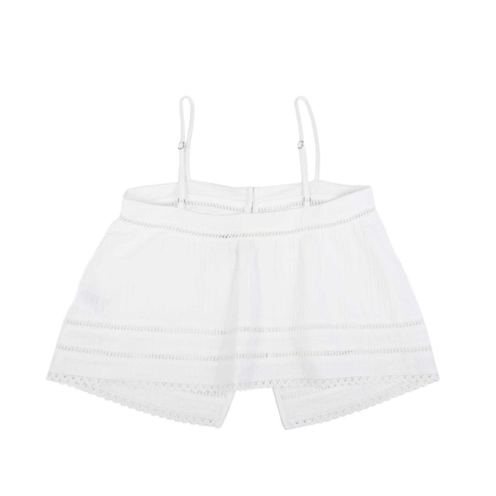 Macy Scallop White Top WOMEN - Clothing - Tops - Sleeveless Rhythm