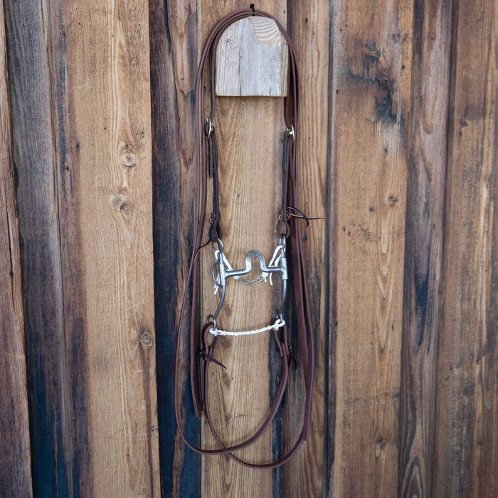 Flat Port Bridle Rig w/Split Ear Headstall