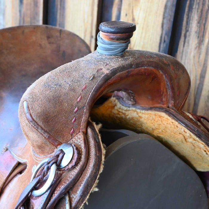 15.5" USED DIAMOND D RANCH SADDLE