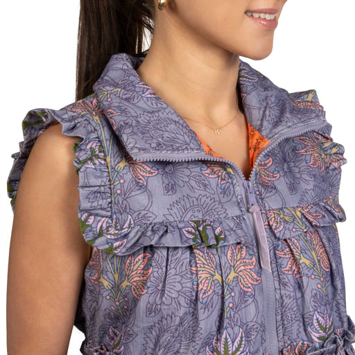 Ivy Jane Periwinkle Floral Vest WOMEN - Clothing - Outerwear - Vests Ivy Jane