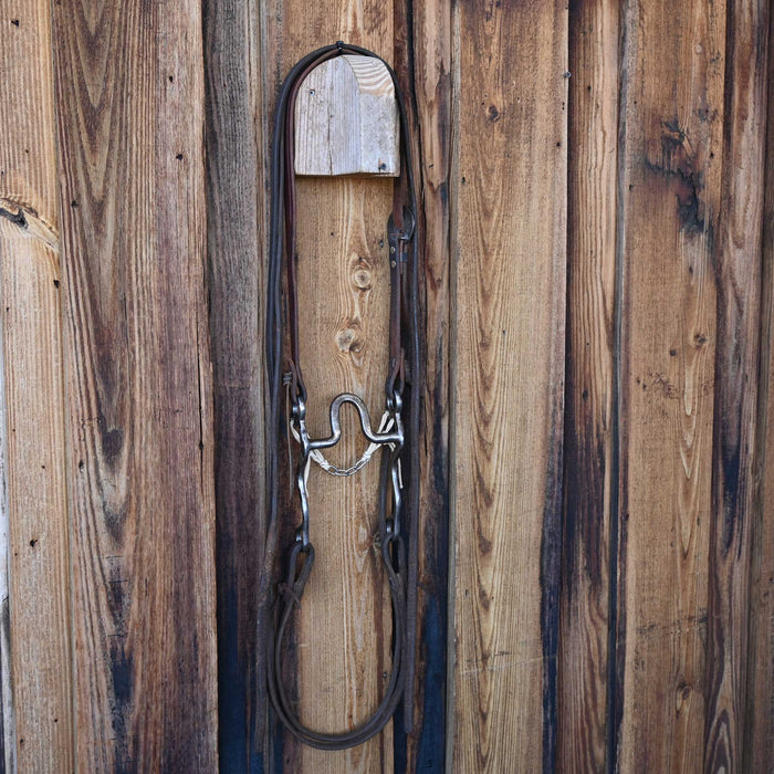 Collier 3" Port Bridle Rig w/Split Ear Headstall