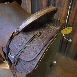 17" USED FORT WORTH RANCH SADDLE