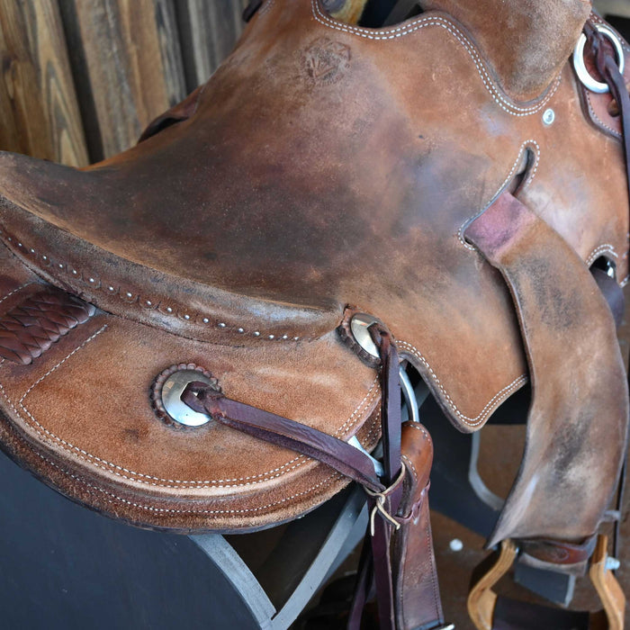 15.5" USED DIAMOND D RANCH SADDLE