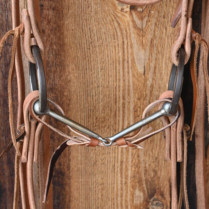 Jesse Hoover Locked O-RingTapered Snaffle Bridle Rig w/All New Leather