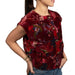 Ivy Jane Floral Velveteen Wine Vest WOMEN - Clothing - Outerwear - Vests Ivy Jane