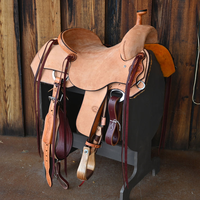 16" TESKEY'S PRO CUTTER RANCH CUTTER SADDLE Saddles - New Teskey's Saddlery