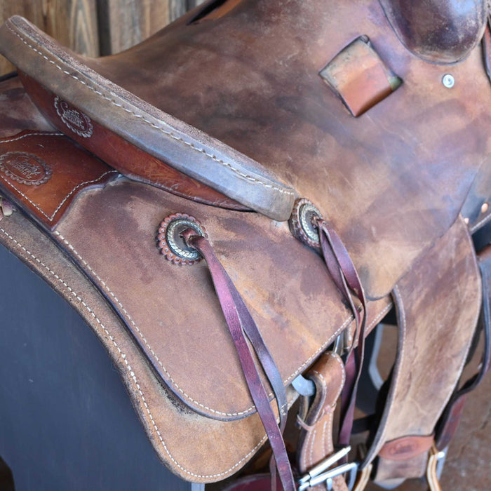 14.5" USED COATS RANCH SADDLE