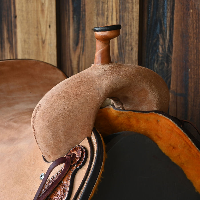 16" TESKEY'S PRO CUTTER RANCH CUTTER SADDLE Saddles - New Teskey's Saddlery