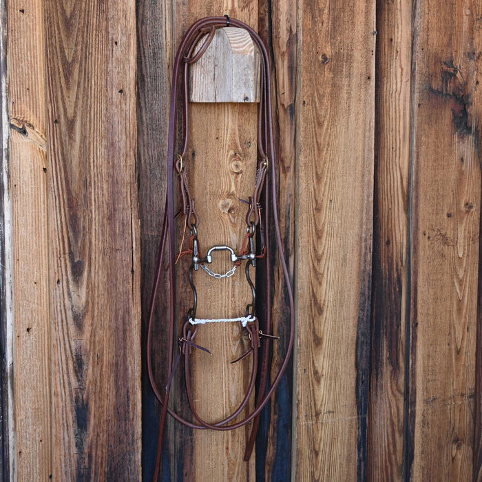 Kerry Kelley 10 Slow Twist Milkman Hinge Bridle Rig w/Single Ear Headstall