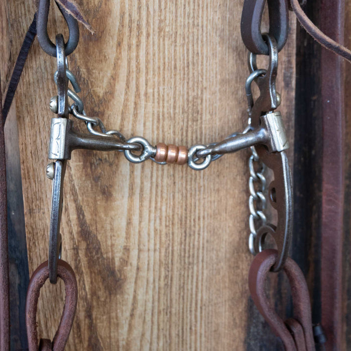 Dogbone Bridle Rig w/Split Ear Headstall