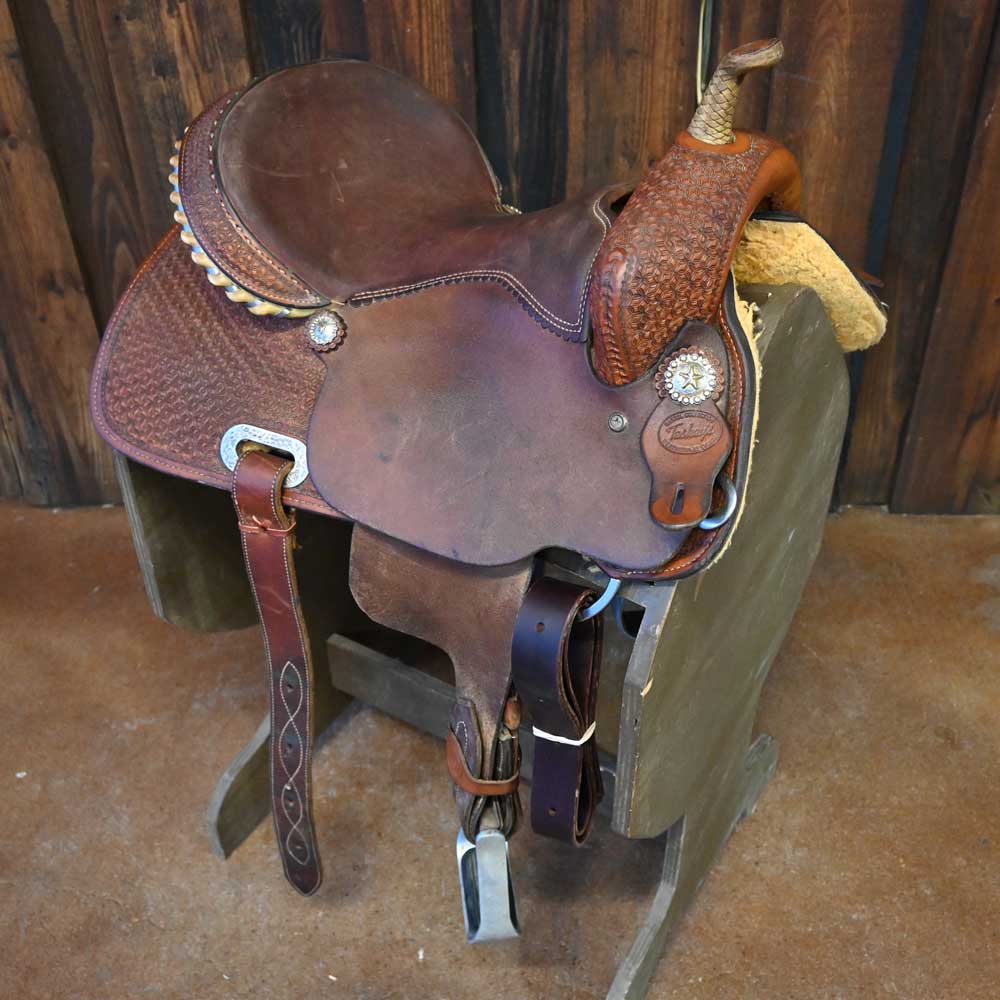 15" USED TESKEY'S BARREL SADDLE