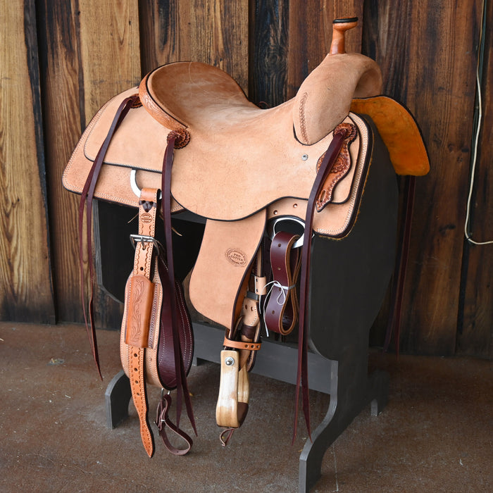 16" TESKEY'S PRO CUTTER RANCH CUTTER SADDLE Saddles - New Teskey's Saddlery