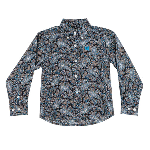 Cinch Boy's Paisley Button Down Shirt KIDS - Boys - Clothing - Shirts - Long Sleeve Shirts Cinch