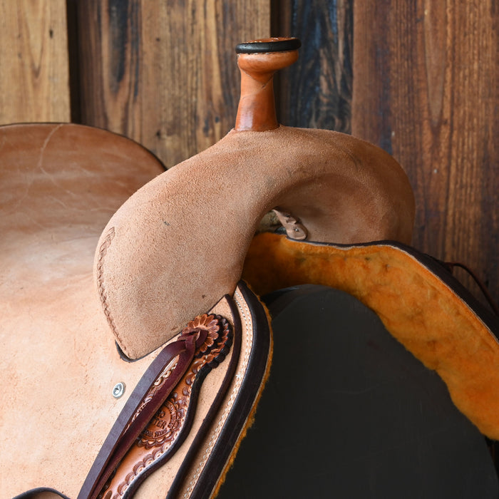 16" TESKEY'S PRO CUTTER RANCH CUTTER SADDLE Saddles - New Teskey's Saddlery