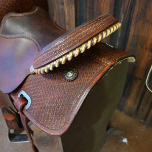 15" USED TESKEY'S BARREL SADDLE