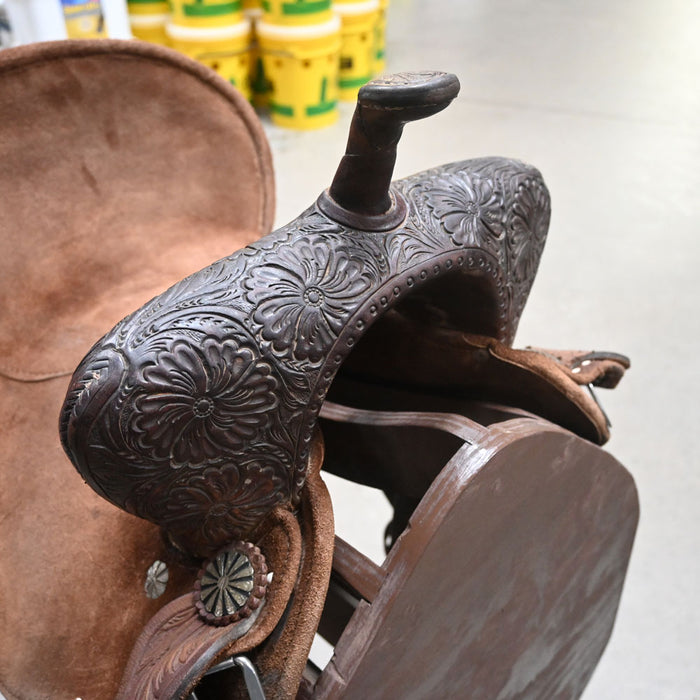 14" USED SEVEN BARREL SADDLE Saddles - Used Seven Saddle