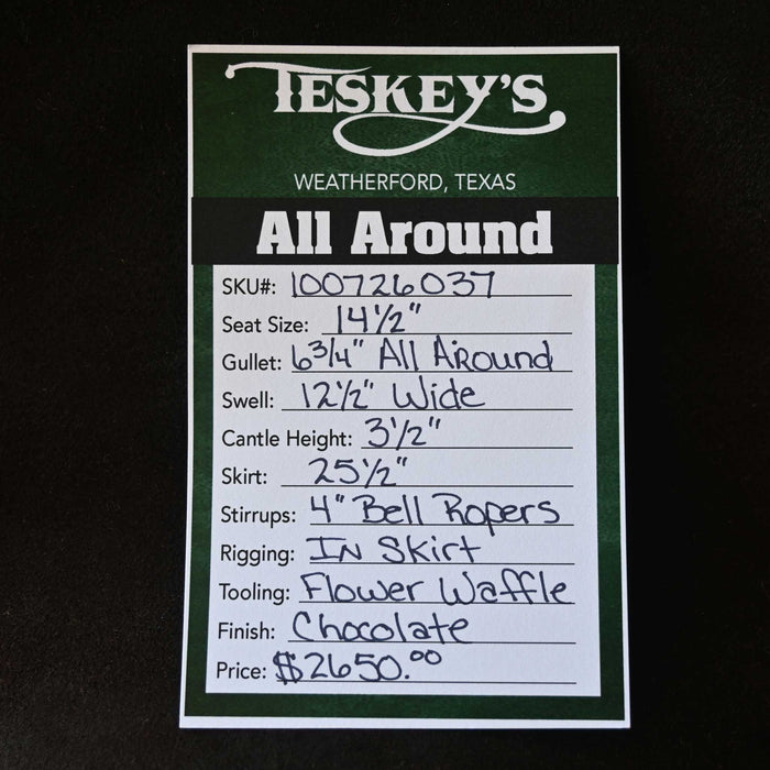 14.5" TESKEY'S ALL AROUND SADDLE