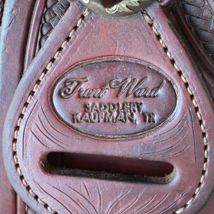 15.5" USED TRENT WARD RANCH CUTTING SADDLE