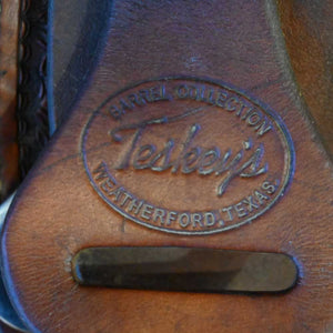 15" USED TESKEY'S BARREL SADDLE