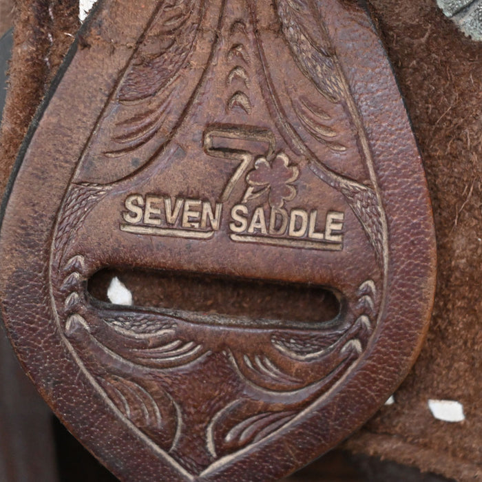 14" USED SEVEN BARREL SADDLE Saddles - Used Seven Saddle