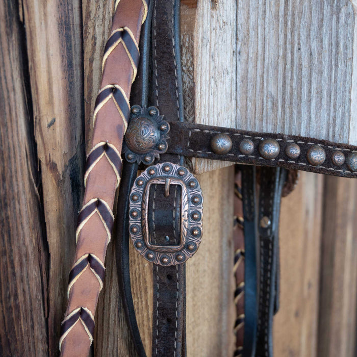 L&S Mule Bridle Rig w/Browband Headstall