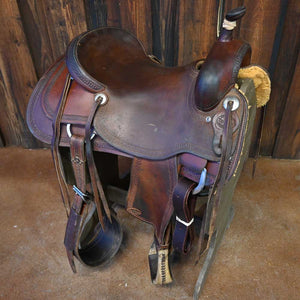 16.5" USED TIM PILAND CUTTING SADDLE