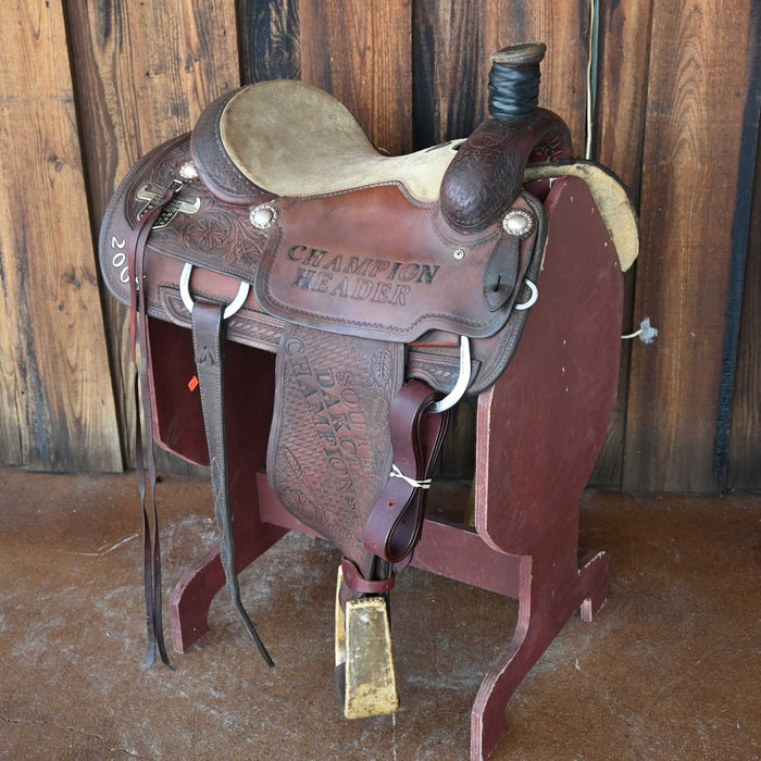 14.5" USED MARTIN TEAM ROPING SADDLE