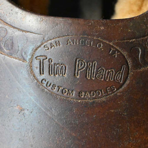 16.5" USED TIM PILAND CUTTING SADDLE