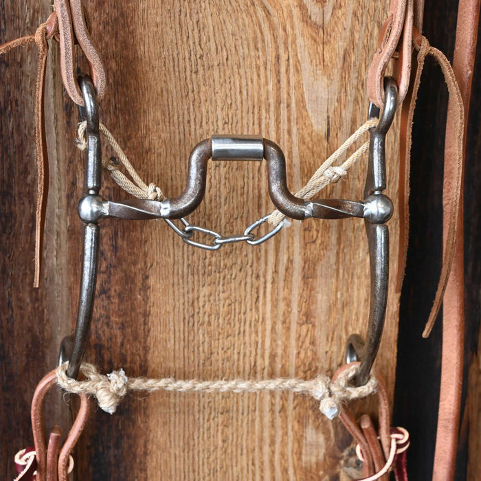 Kerry Kelley 65 Slow Twist Hinge Port Bridle Rig w/All New Leather
