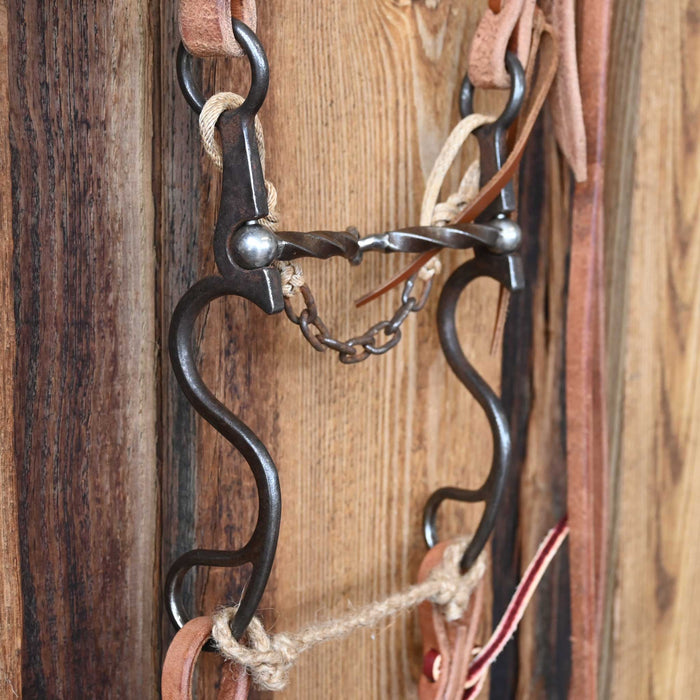Kerry Kelley 10 Slow twist Snaffle Bridle Rig w/All New Leather