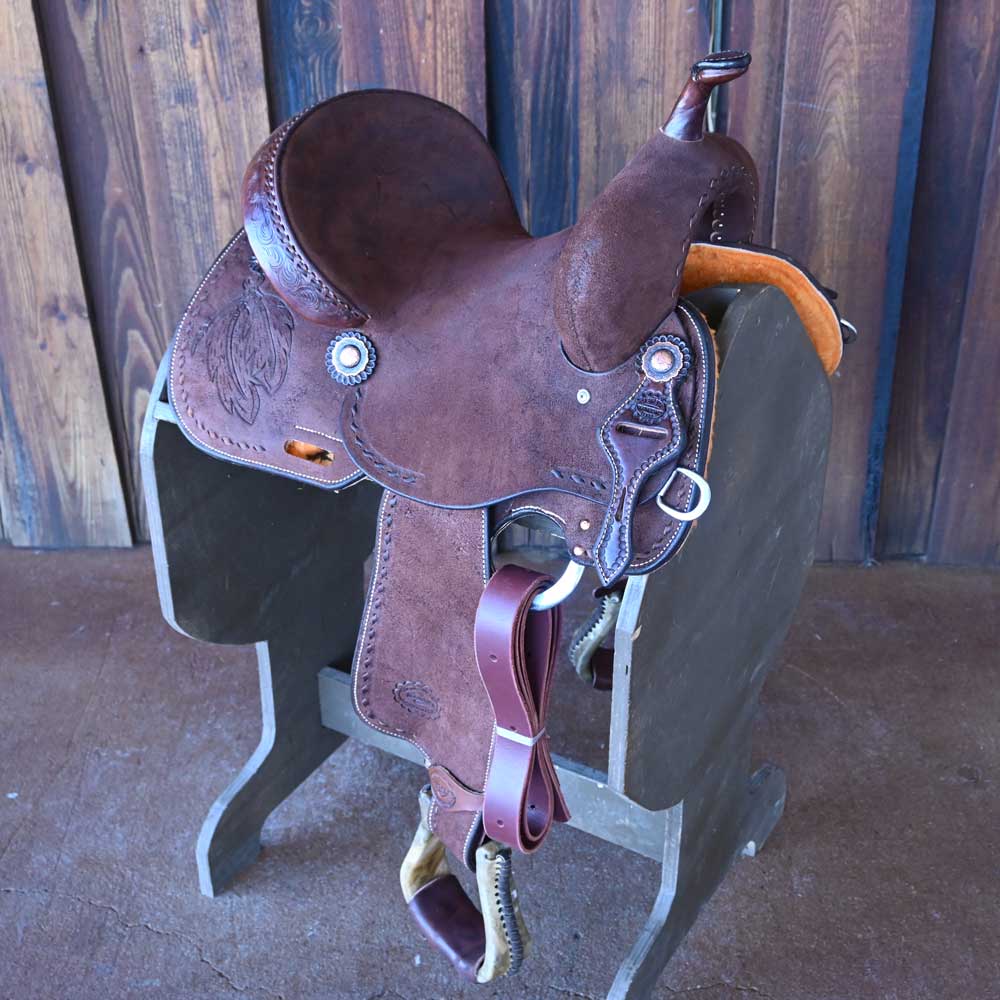 13.5" TESKEY'S BARREL SADDLE Saddles TESKEY'S SADDLERY LLC