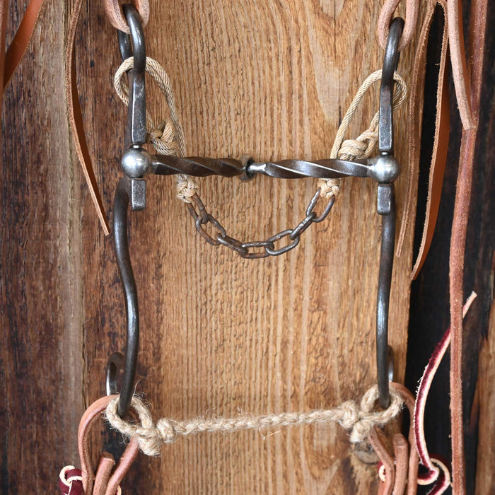 Kerry Kelley 10 Slow twist Snaffle Bridle Rig w/All New Leather